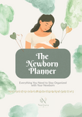 Baby Planner Printable PDF | 41-Page Newborn Tracker & Organizer | Feeding, Sleep, Diaper Log | Instant Download